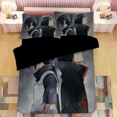 Naruto Uchiha Sasuke #24 Duvet Cover Quilt Cover Pillowcase Bedding Set , Comforter Set