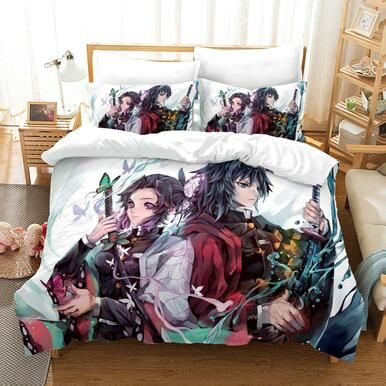 Demon Slayer Kimetsu No Yaiba Season 2 #12 Duvet Cover Quilt Cover Pillowcase Bedding Set Bed Linen , Comforter Set