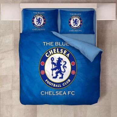 Chelsea Football Club #13 Duvet Cover Quilt Cover Pillowcase Bedding Set , Comforter Set