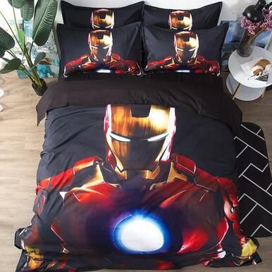 Iron Man Tony Stark #1 Duvet Cover Bedding Set Pillowcase , Comforter Set