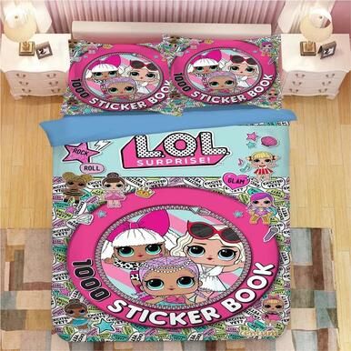 L.O.L. Surprise! #29 Duvet Cover Quilt Cover Pillowcase Bedding Set Bed Linen Home Bedroom Decor , Comforter Set