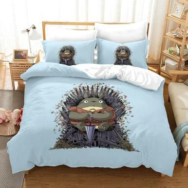 Tonari No Totoro #33 Duvet Cover Quilt Cover Pillowcase Bedding Set Bed Linen Home Decor , Comforter Set