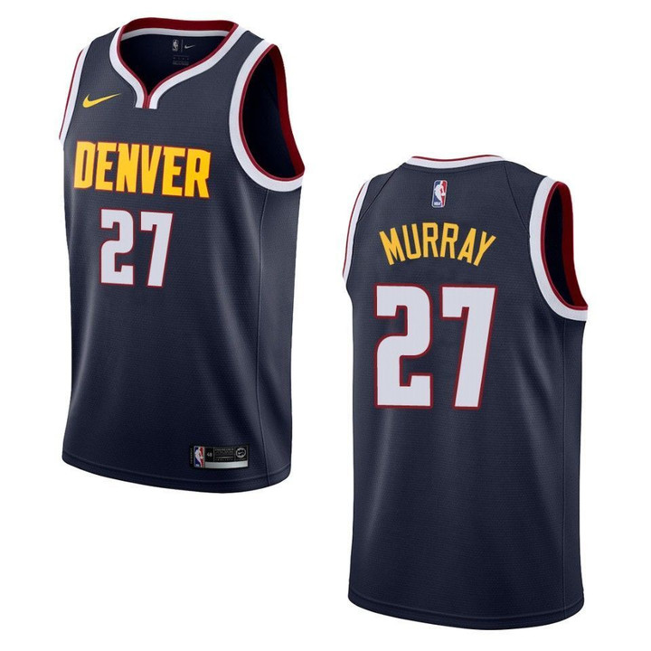 Men's Denver Nuggets #27 Jamal Murray Icon Swingman Jersey - Navy , Basketball Jersey