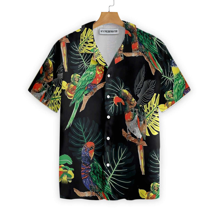 Parrots In The Tropical Rain Forest Hawaiian Shirt