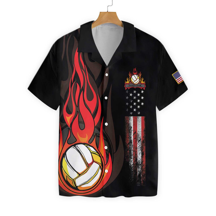 Volleyball Flame EZ20 0104 Hawaiian Shirt
