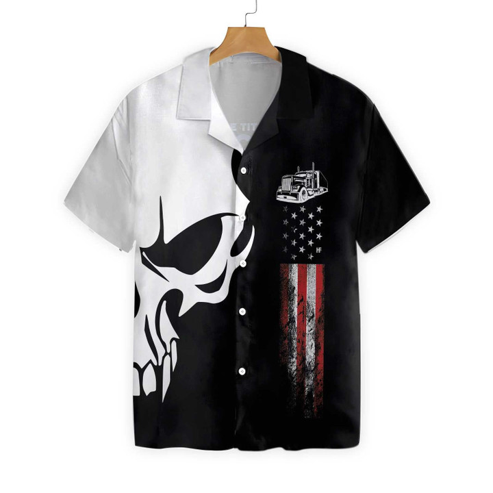 Trucker Proud Skull 1 EZ12 0303 Hawaiian Shirt