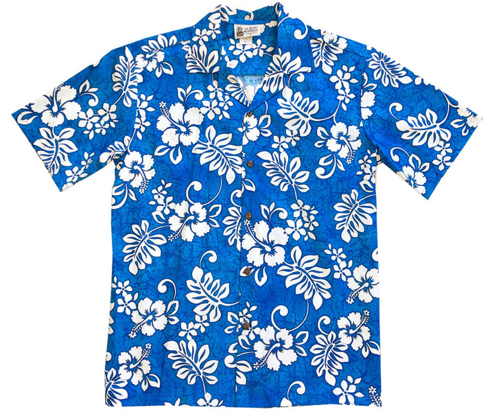 Tropic Flavor Blue Hawaiian Shirt