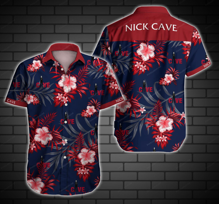 Nick Cave Hawaii Shirt Summer Button Up Shirt For Men Beach Wear Short Sleeve Hawaii Shirt