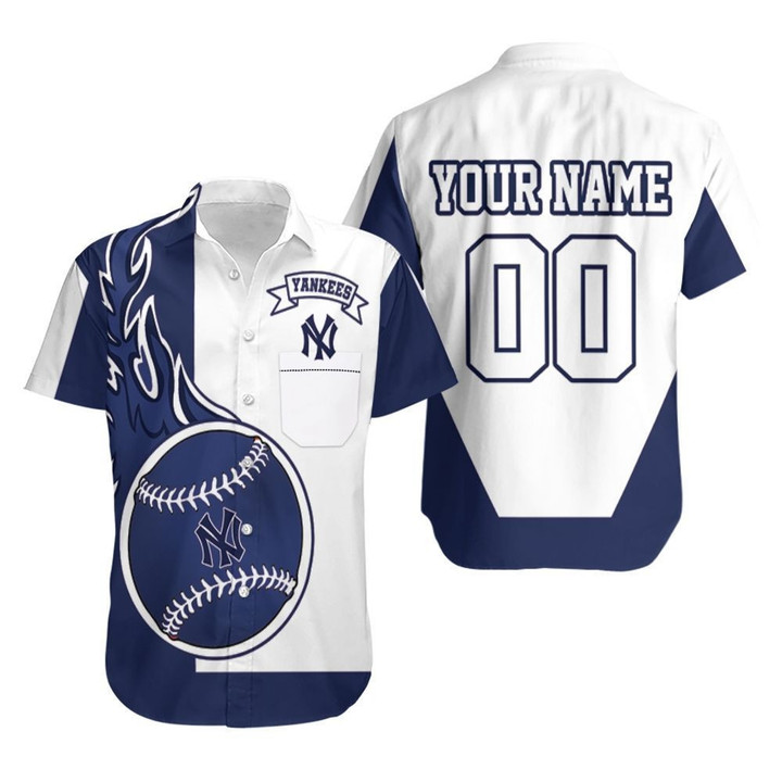 New York Yankees 3D Personalized Hawaiian Shirt