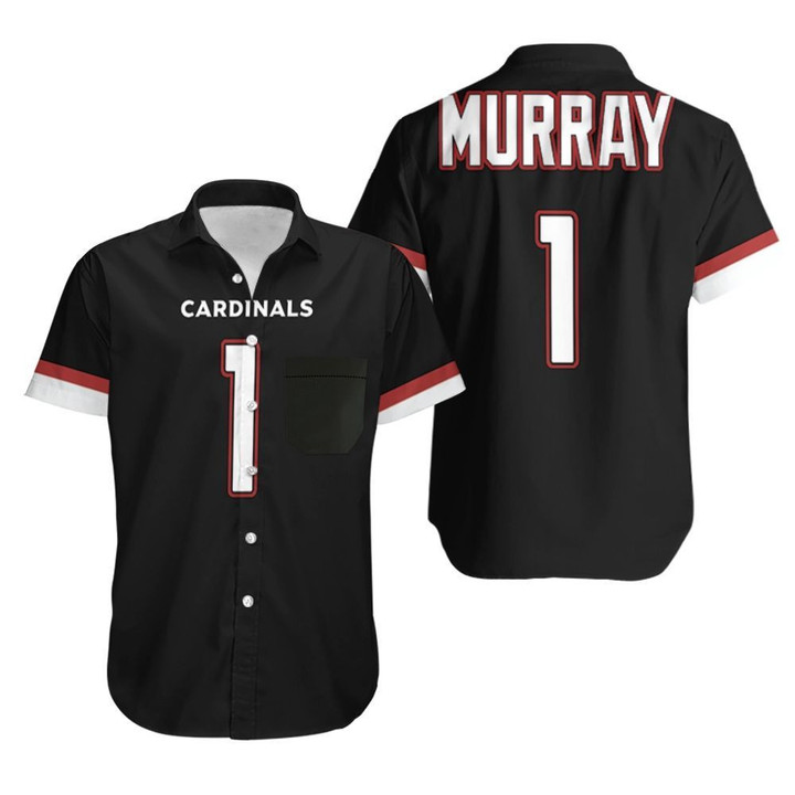 Kyler Murray Arizona Cardinals 2019 Nfl Draft First Round Pick Black Jersey Inspired Style Hawaiian Shirt