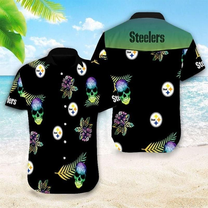 NFL Pittsburgh Steelers Tropical Hawaiian Shirt DS0-05385-HWS