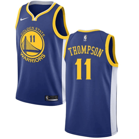 MEN'S GOLDEN STATE WARRIORS KLAY THOMPSON JERSEY ICON EDITION ROYAL BLUE