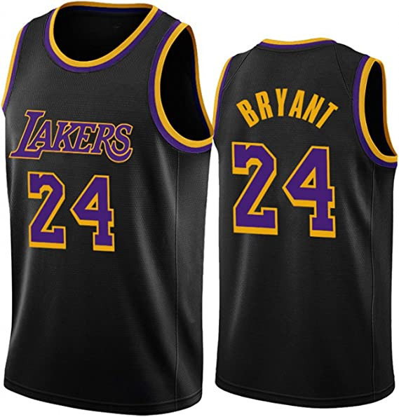 Men's Black Mamba Kobe Bryant Jersey, Los Angeles Lakers New Edition Kobe Basketball Jerseys