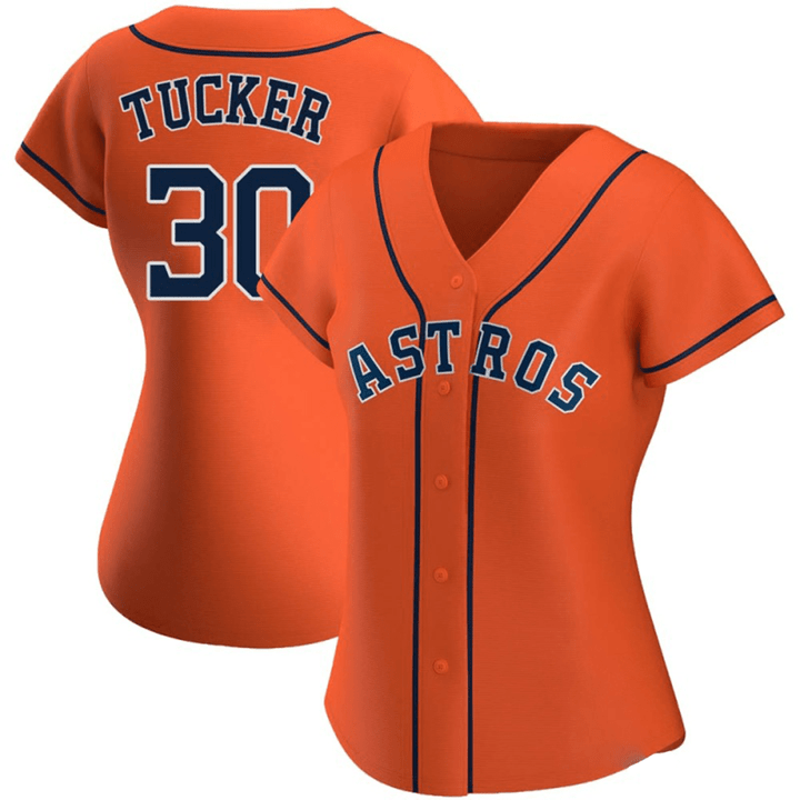 Women's Kyle Tucker Houston Astros Orange Alternate Jersey