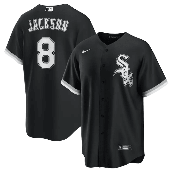 Men's Chicago White Sox Bo Jackson Black Alternate Cooperstown Collection Replica Player Jersey