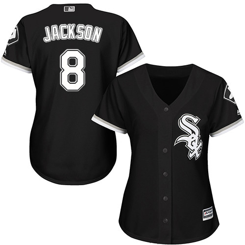 Women's Bo Jackson Chicago White Sox Black Alternate Jersey