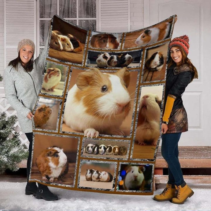 Guinea Pig Do You Love Carrot 3D Quilt Blanket Size Single, Twin, Full, Queen, King, Super King  
