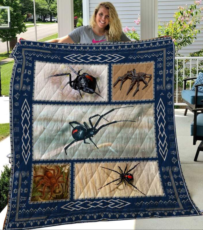 A Spider 3D Quilt Blanket Size Single, Twin, Full, Queen, King, Super King  