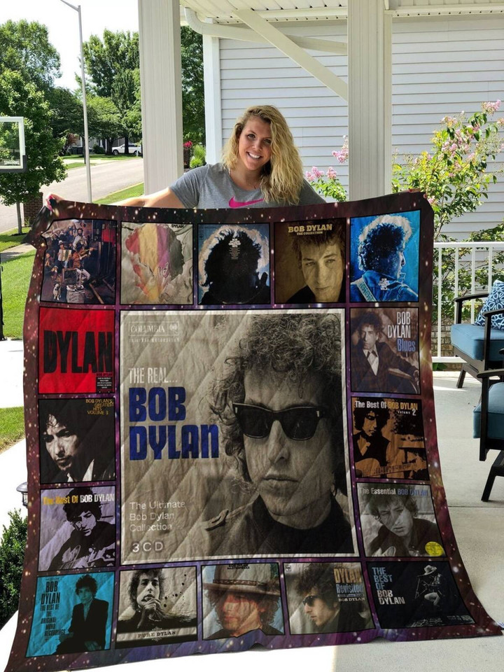 Bob Dylan Compilation Albums Quilt Blanket Size Single, Twin, Full, Queen, King, Super King  