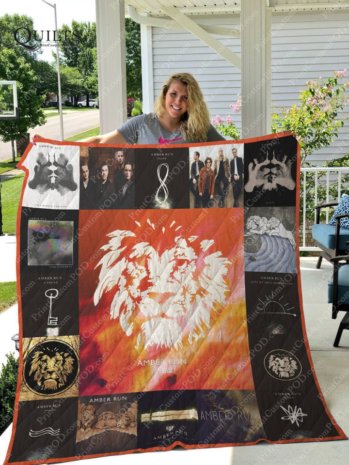 Amber Run Albums 3D Customized Quilt Blanket Size Single, Twin, Full, Queen, King, Super King  