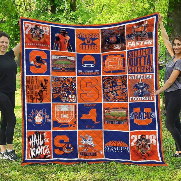 Ncaa Syracuse Orange 3D Customized Personalized 3D Customized Quilt Blanket Size Single, Twin, Full, Queen, King, Super King  
