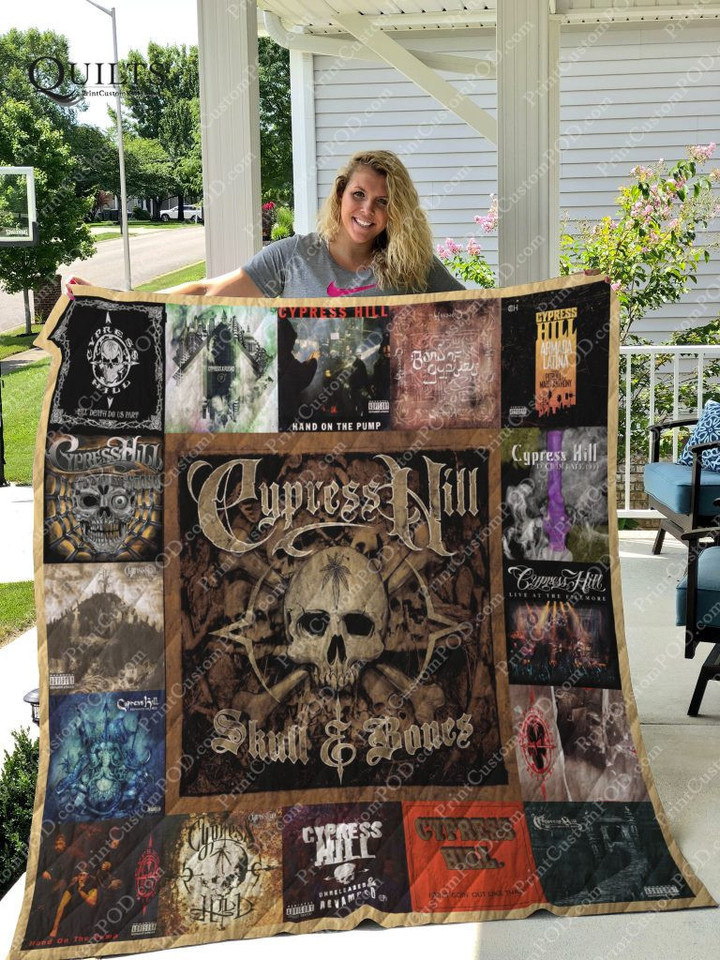 Cypress Hill Albums For Fans Version 3D Quilt Blanket Size Single, Twin, Full, Queen, King, Super King  