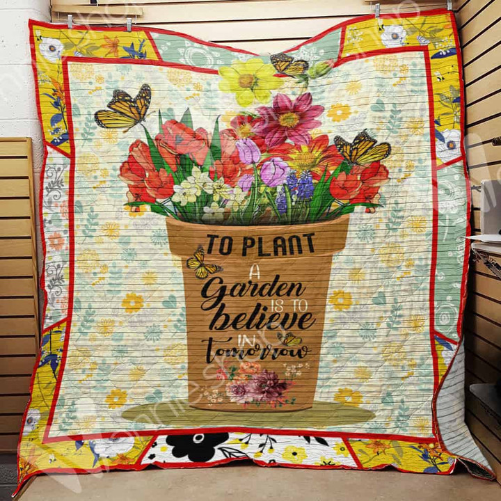 Gardening 3D Customized Quilt Blanket Size Single, Twin, Full, Queen, King, Super King  