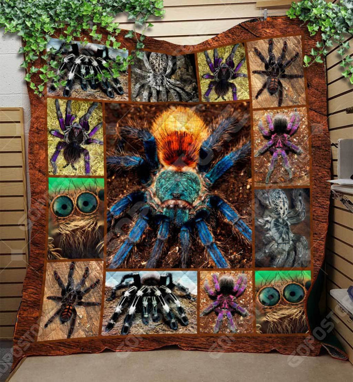 Tarantula Collection Like 3D Customized Quilt Blanket Size Single, Twin, Full, Queen, King, Super King  
