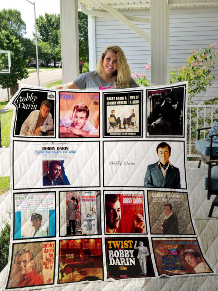 Bobby Darin 3D Customized Quilt Blanket Size Single, Twin, Full, Queen, King, Super King  