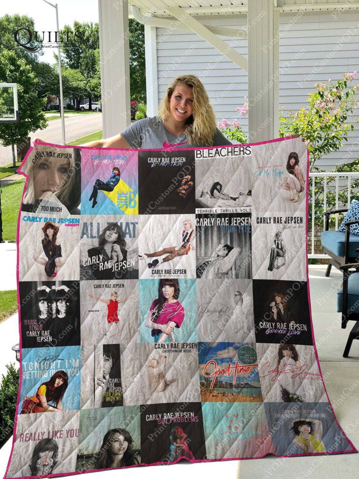 Carly Rae Jepsen Albums 3D Customized Quilt Blanket Size Single, Twin, Full, Queen, King, Super King  
