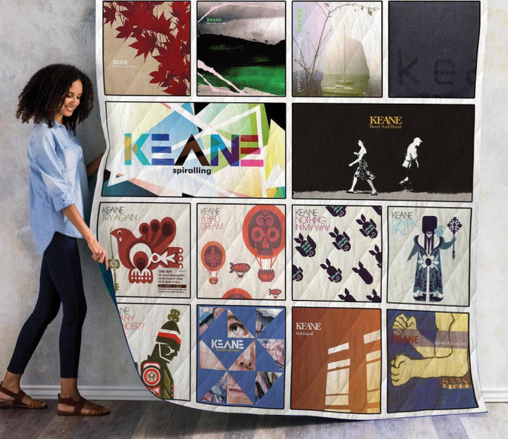 Keane Singles 3D Customized Quilt Blanket Size Single, Twin, Full, Queen, King, Super King  