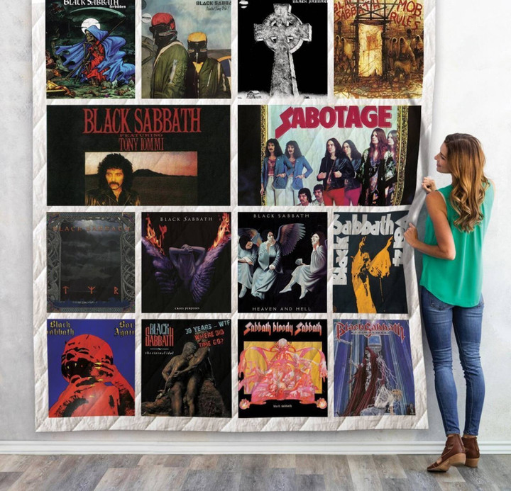 Black Sabbath 3D Customized Quilt Blanket Size Single, Twin, Full, Queen, King, Super King  