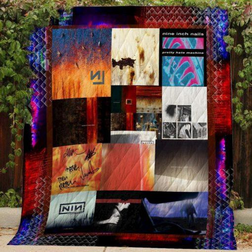 Nine Inch Nails 3D Customized Quilt Blanket Size Single, Twin, Full, Queen, King, Super King  