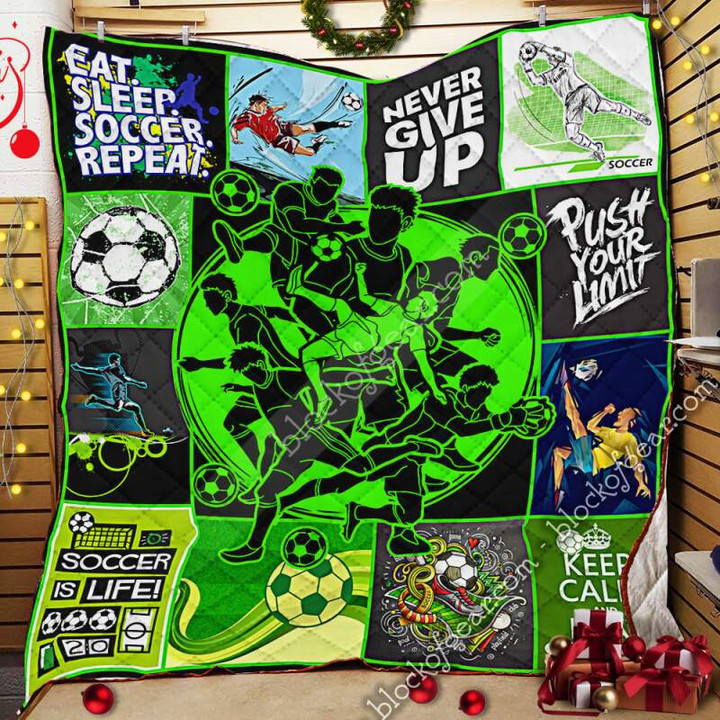 Soccer Is My Life 3D Quilt Blanket Size Single, Twin, Full, Queen, King, Super King  