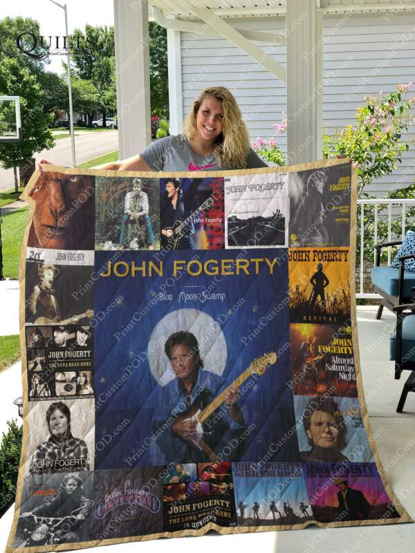 Fogerty Albums 3D Customized Quilt Blanket Size Single, Twin, Full, Queen, King, Super King  