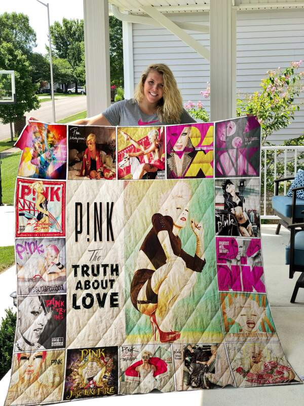 P!Nk 3D Customized Quilt Blanket Size Single, Twin, Full, Queen, King, Super King  
