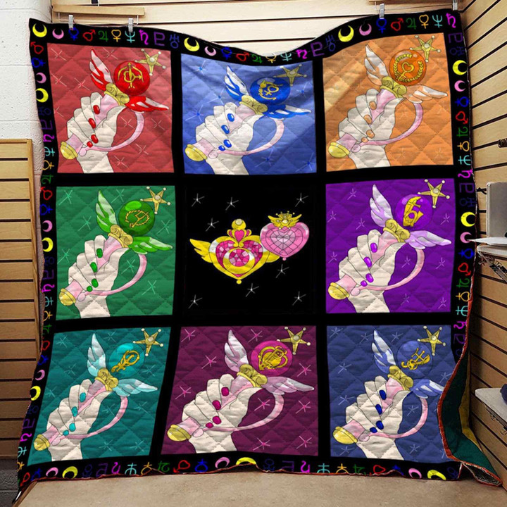 Sailor Moon For Fans Amine 3D Customized Quilt Blanket Size Single, Twin, Full, Queen, King, Super King  