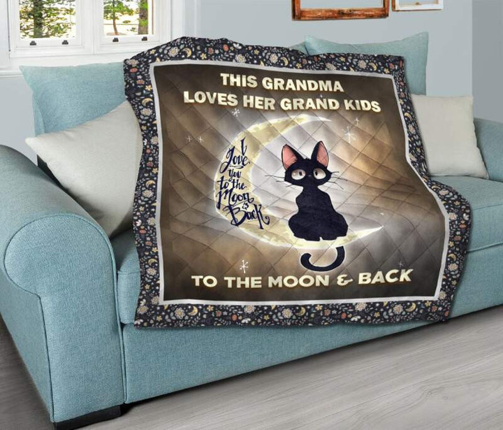 To My Grandma 3D Customized Quilt Blanket Size Single, Twin, Full, Queen, King, Super King  
