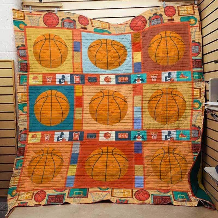 Basketball Love 3D Customized Quilt Blanket Size Single, Twin, Full, Queen, King, Super King  