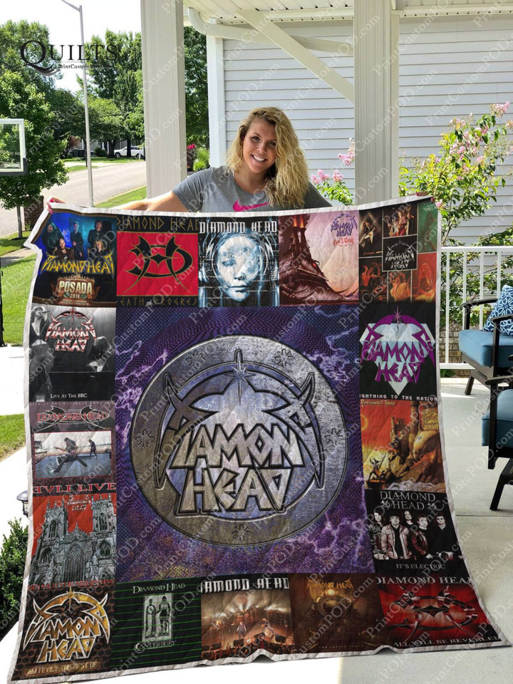 Diamond Head Band Albums 3D Customized Quilt Blanket Size Single, Twin, Full, Queen, King, Super King  
