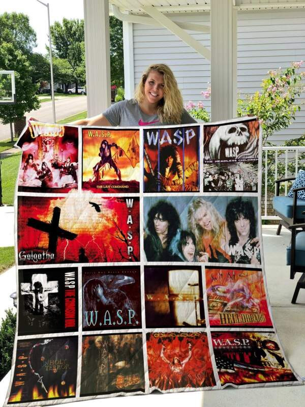 W.A.S.P. Customize Quilt Blanket Size Single, Twin, Full, Queen, King, Super King  