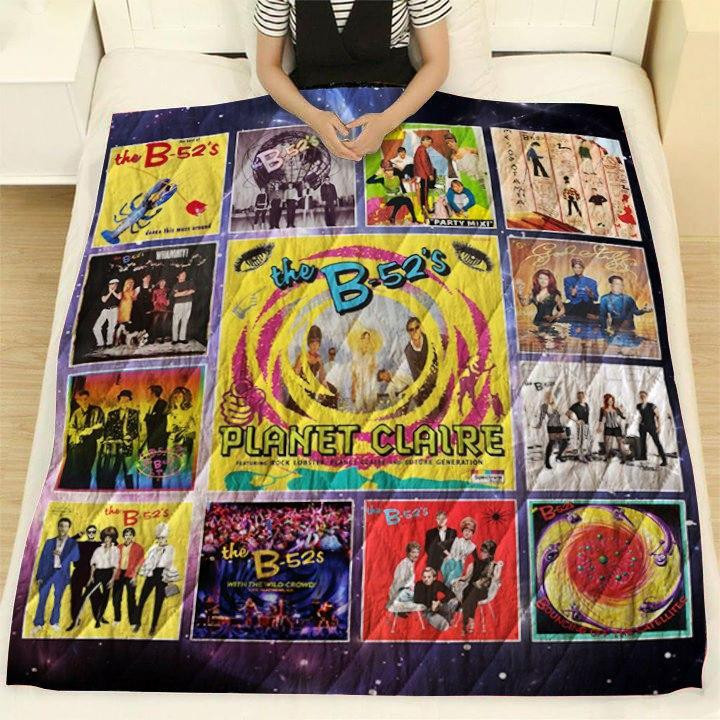 The B52&8242; Albums 3D Customized Quilt Blanket Size Single, Twin, Full, Queen, King, Super King  