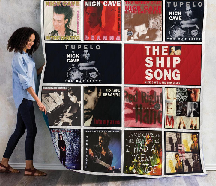 Nick Cave And The Bad Seeds Singles 3D Customized Quilt Blanket Size Single, Twin, Full, Queen, King, Super King  