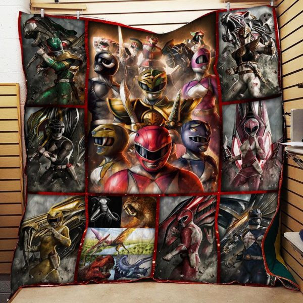 Morphin Time 3D Customized Quilt Blanket Size Single, Twin, Full, Queen, King, Super King  