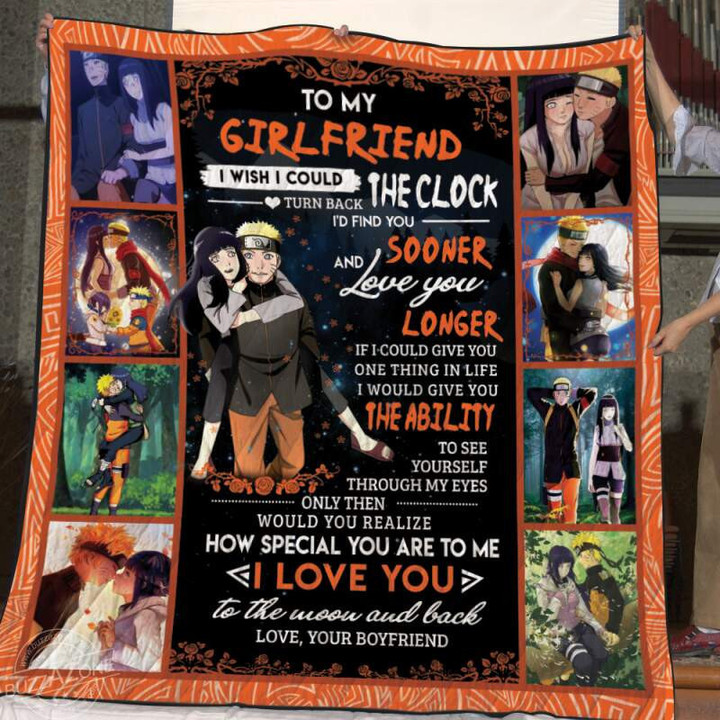 Gift For Your Girlfriend Naruto 3D Quilt Blanket Size Single, Twin, Full, Queen, King, Super King  