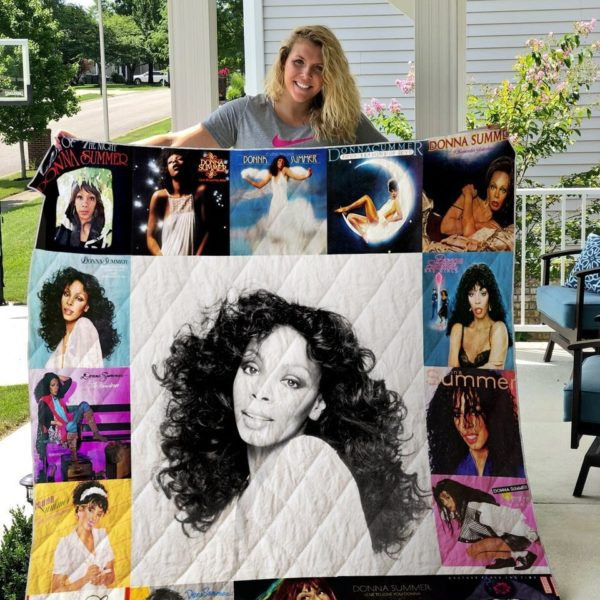 Donna Summer 3D Customized Quilt Blanket Size Single, Twin, Full, Queen, King, Super King  