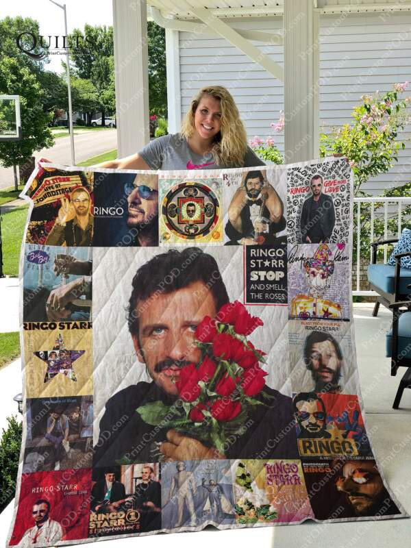 Ringo Starr Albums 3D Customized Quilt Blanket Size Single, Twin, Full, Queen, King, Super King  