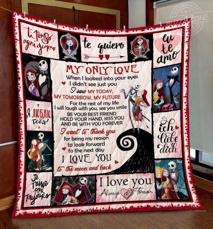 Nightmare My Love Today Tomorrow Future 3D Quilt Blanket Size Single, Twin, Full, Queen, King, Super King  