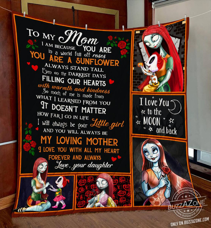 Nightmare Momam Because You Are 3D Quilt Blanket Size Single, Twin, Full, Queen, King, Super King  
