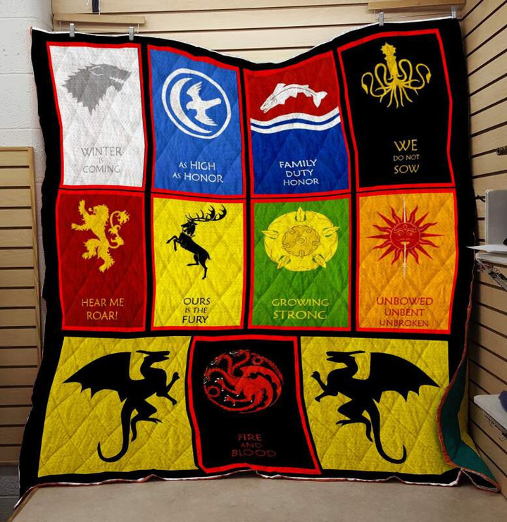 Game Of Thrones Cool 3D Customized Quilt Blanket Size Single, Twin, Full, Queen, King, Super King  